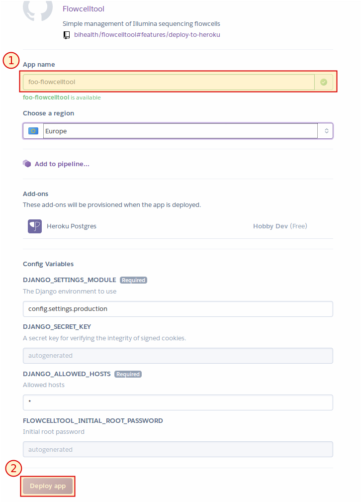 Deploy to Heroku